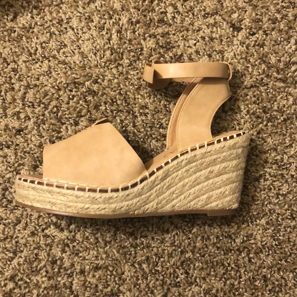 Nude Wedges. Perfect condition.
